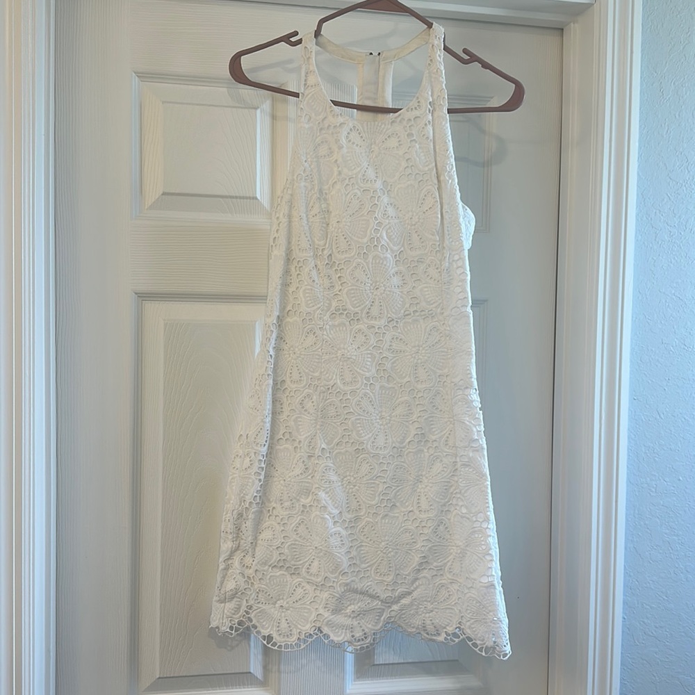 Lilly Pulitzer white shift dress